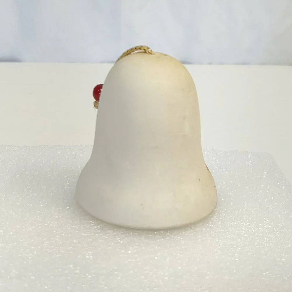 Sandstone Creations Hand-Painted Ceramic Bell Cardinal Design Signed by Anna VTG